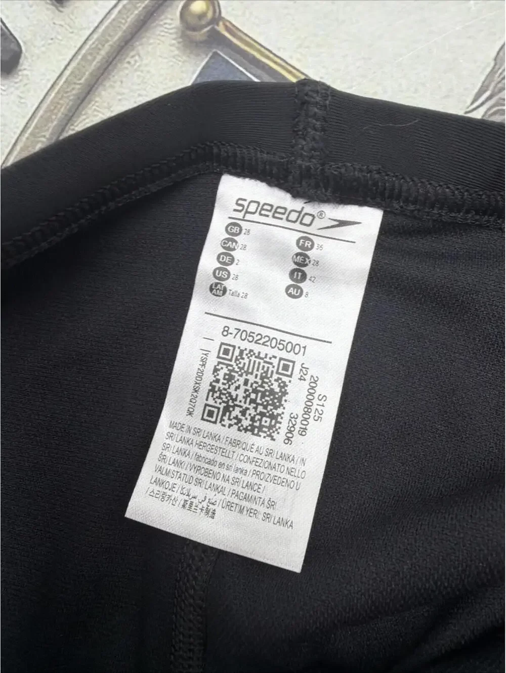 Men’s Speedo Eco Solid Jammer Bottoms Team Black Size 28 New